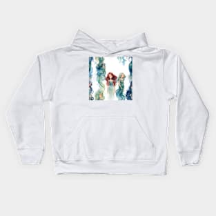 Mermaids Pattern 20 Kids Hoodie